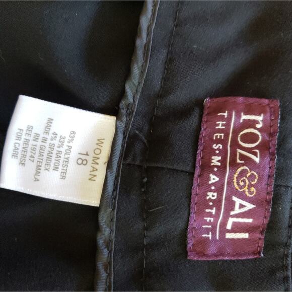 ROZ & Ali size 18 plus green‎ leisure pants in excellent condition - Picture 5 of 6